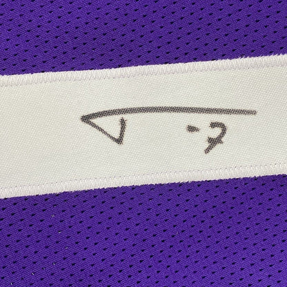 Framed Autographed/Signed Tyrann Mathieu 33x42 LSU Purple College Football Jersey JSA COA