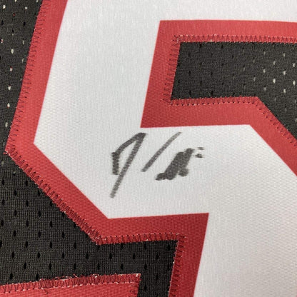 Framed Autographed/Signed Jason Williams 33x42 Miami Black Basketball Jersey PSA/DNA COA