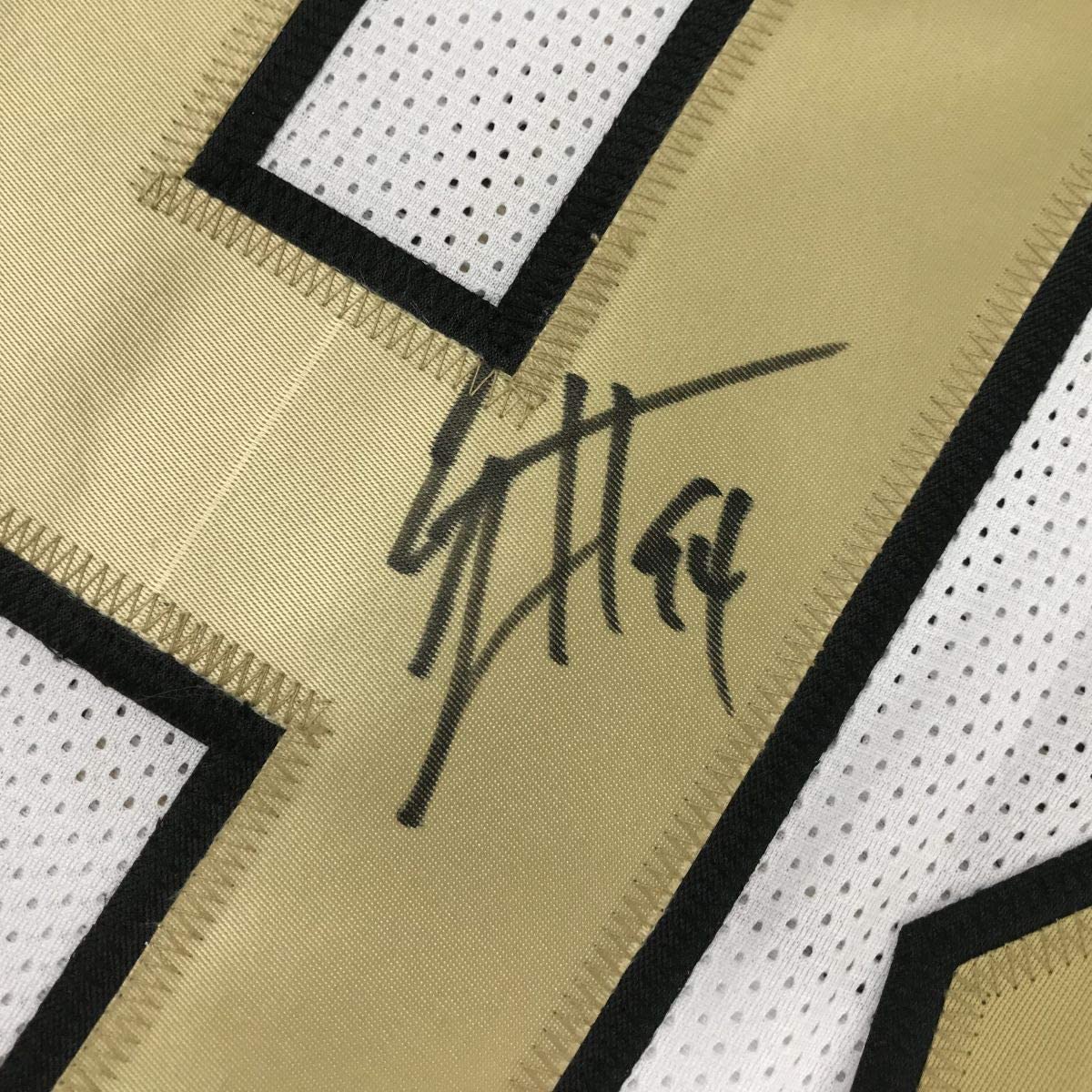Autographed/Signed Cameron Cam Jordan New Orleans Saints Color Rush Football Jersey JSA COA