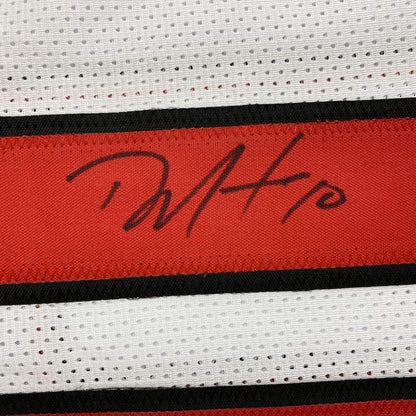 Framed Autographed/Signed DeAndre Hopkins 33x42 Arizona White Football Jersey JSA COA