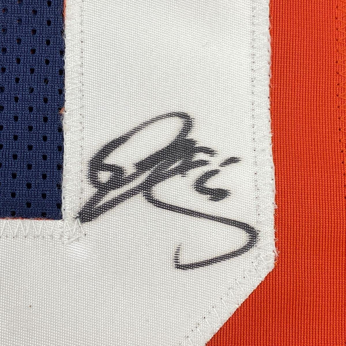Framed Autographed/Signed Donovan McNabb 33x42 Syracuse Blue College Football Jersey Beckett BAS COA