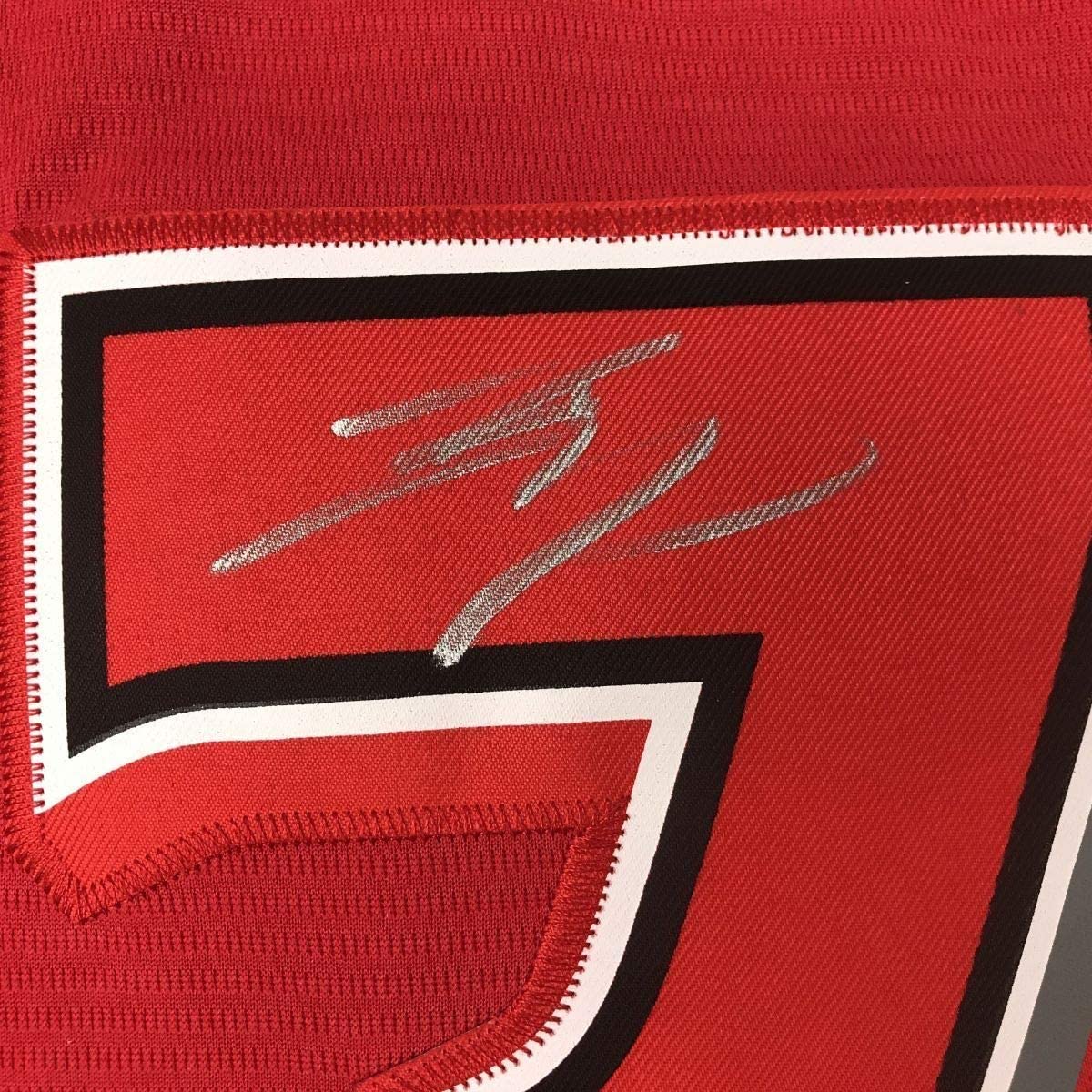 Framed Autographed/Signed Shohei Ohtani 33x42 Los Angeles LA Anaheim Red Baseball Jersey PSA/DNA COA