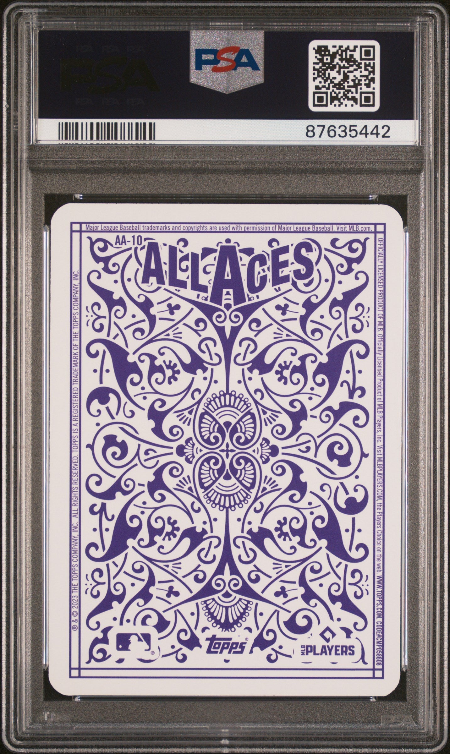 Graded 2023 Topps Corbin Burnes #AA10 All Aces Baseball Card PSA 10 Gem Mint
