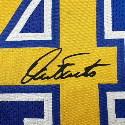 Framed Facsimile Autographed Dan Fouts 35x39 San Diego Blue Reprint Laser Auto Football Jersey