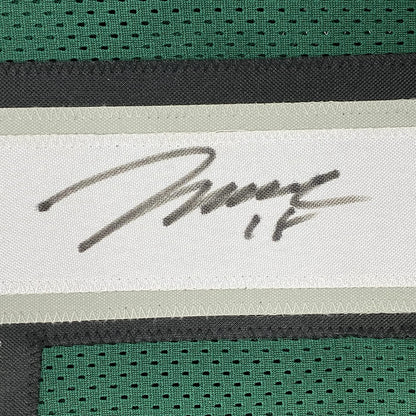 Framed Autographed/Signed Jeremy Maclin 35x39 Philadelphia Green Football Jersey JSA COA