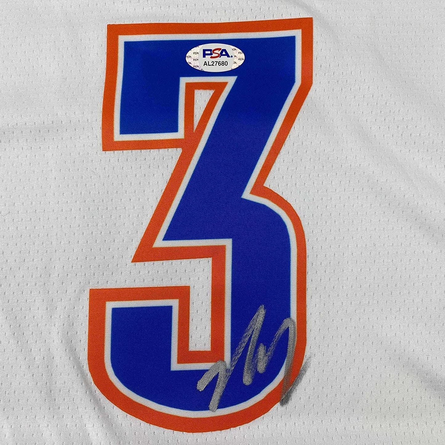 Framed Autographed/Signed Josh Giddey 35x39 Oklahoma City Thunder White Authentic Basketball Jersey PSA/DNA COA