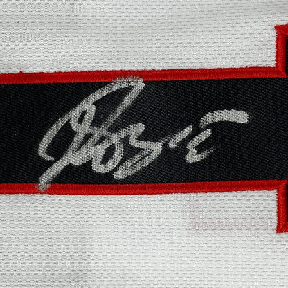 Framed Autographed/Signed Jalen Suggs 35x39 Gonzaga White College Basketball Jersey JSA COA