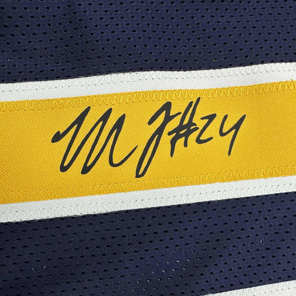 Framed Facsimile Autographed Marshawn Lynch 35x39 Cal California Blue Reprint Laser Auto College Football Jersey