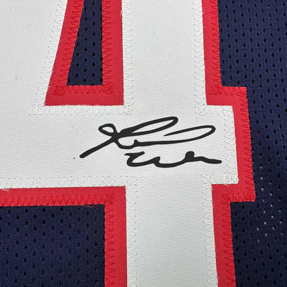 Framed Facsimile Autographed Russell Westbrook 35x39 Denver Blue Reprint Laser Auto Basketball Jersey