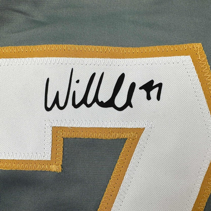 Framed Facsimile Autographed William Karlsson 35x39 Vegas Grey Reprint Laser Auto Hockey Jersey