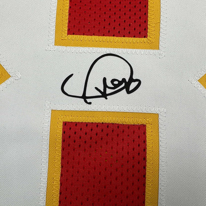 Framed Facsimile Autographed Swift #87 35x39 Kansas City Red Reprint Laser Auto Football Jersey