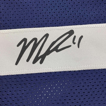 Framed Facsimile Autographed Micah Parsons 35x39 Dallas Thanksgiving Day Reprint Laser Auto Football Jersey