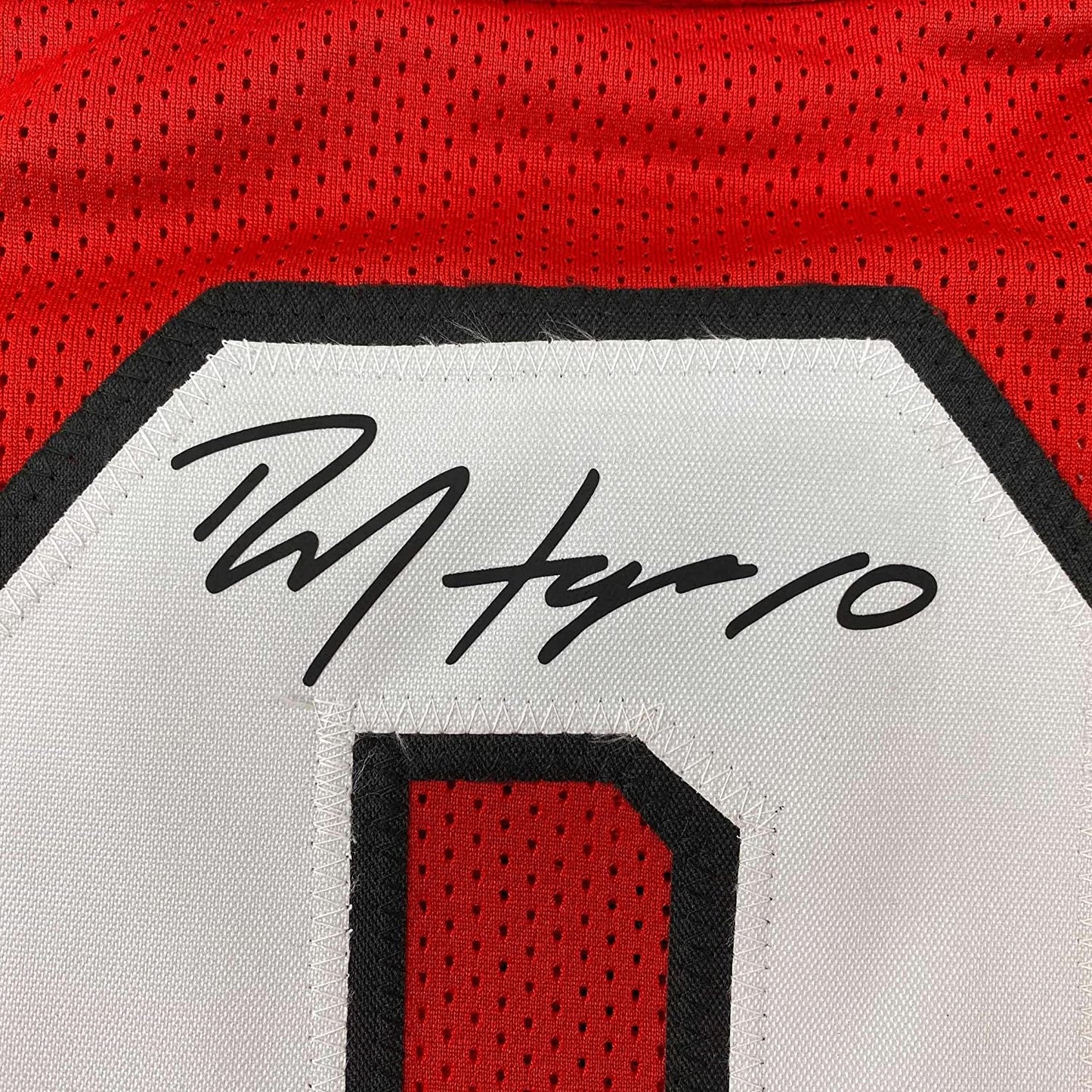 Framed Facsimile Autographed DeAndre Hopkins 35x39 Arizona Red Reprint Laser Auto Football Jersey