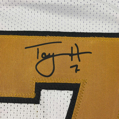 Framed Facsimile Autographed Taysom Hill 35x39 New Orleans Color Rush Reprint Laser Auto Football Jersey