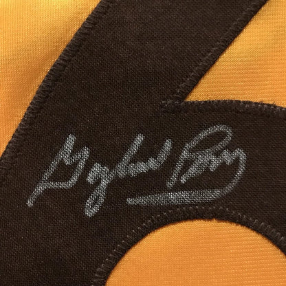 Autographed/Signed Gaylord Perry San Diego Yellow Retro Baseball Jersey JSA COA