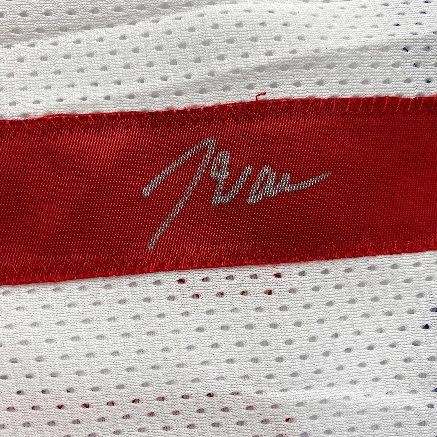 Framed Autographed/Signed John Wall 35x39 Los Angeles White Basketball Jersey JSA COA