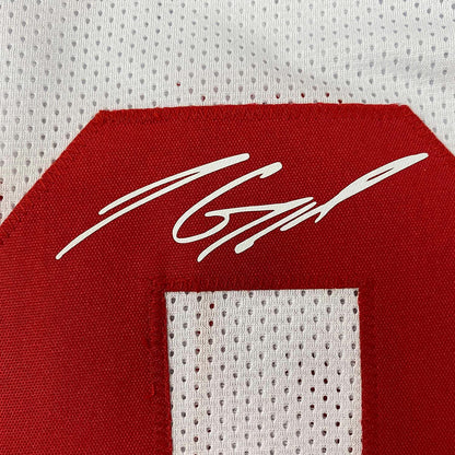 Framed Facsimile Autographed Jimmy Garoppolo 35x39 San Francisco White Reprint Laser Auto Football Jersey