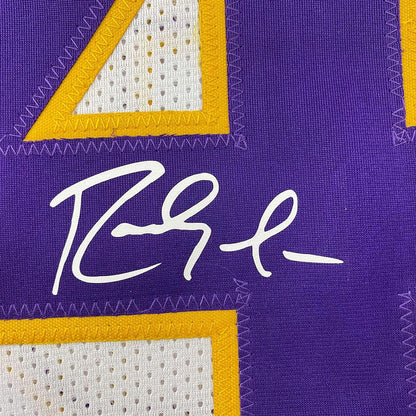 Framed Facsimile Autographed Randy Moss 35x39 Minnesota White Reprint Laser Auto Football Jersey