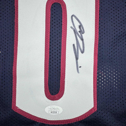 Framed Autographed/Signed Christian Braun 35x39 Denver Blue Basketball Jersey JSA COA