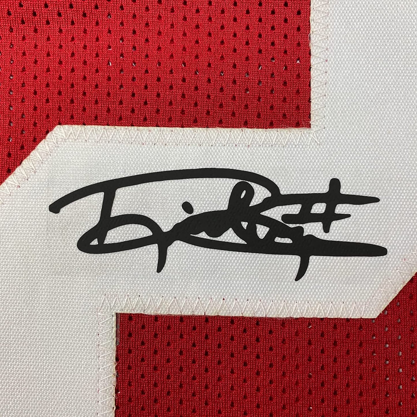 Framed Facsimile Autographed Derrick Henry 35x39 Alabama Red Reprint Laser Auto College Football Jersey