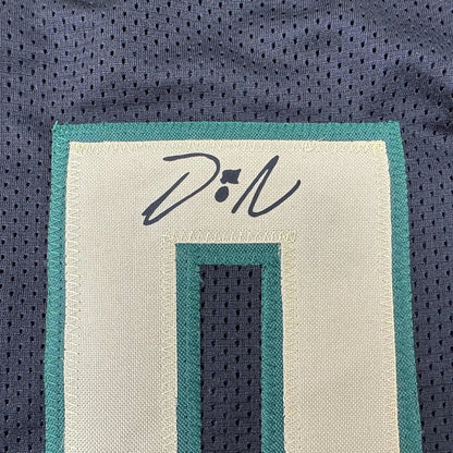 Framed Facsimile Autographed Damian Lillard 35x39 Milwaukee Black Reprint Laser Auto Basketball Jersey