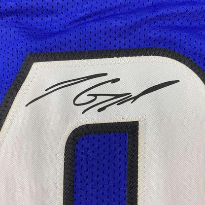 Framed Facsimile Autographed Jimmy Garoppolo 35x39 Eastern Illinois Blue Reprint Laser Auto College Football Jersey