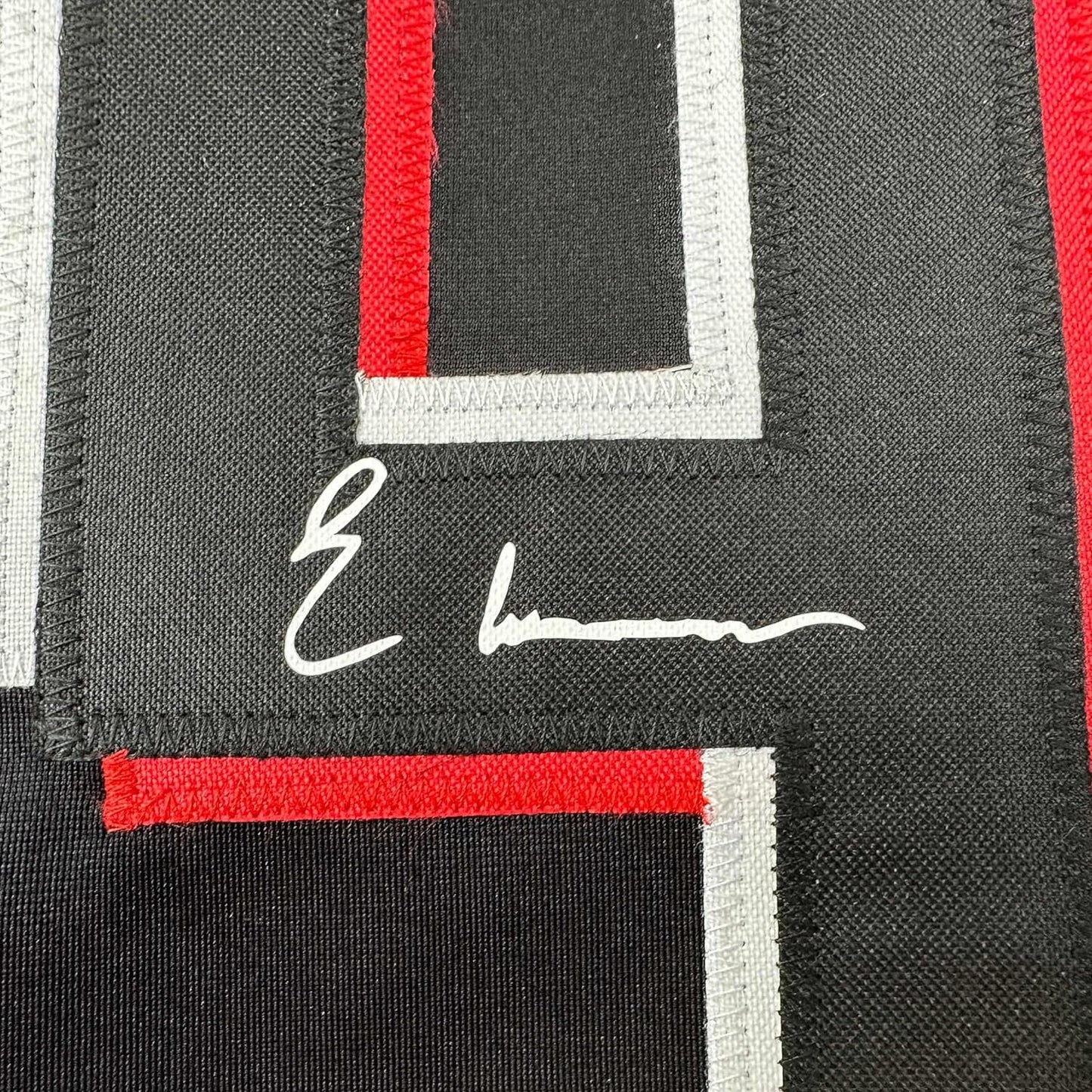Framed Facsimile Autographed Elly De La Cruz 35x39 Cincinnati Black City Connect Reprint Laser Auto Baseball Jersey