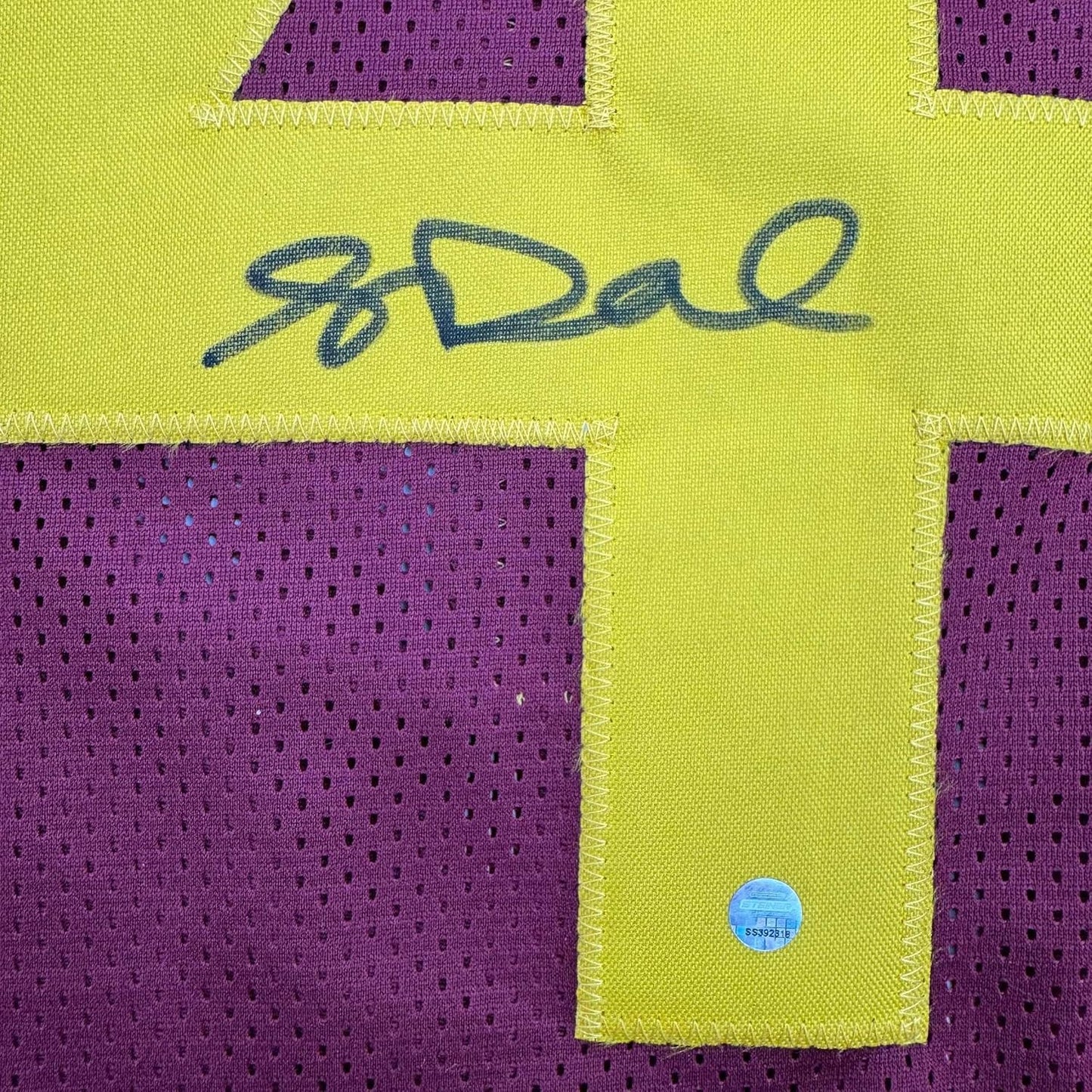 Framed Autographed/Signed Sam Darnold 35x39 USC Southen Cal Maroon College Football Jersey Steiner COA