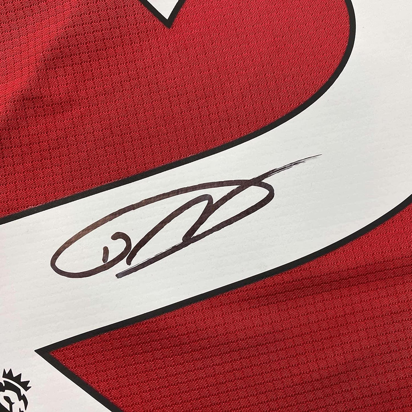 Framed Autographed/Signed Darwin Nunez 35x39 Liverpool Red Soccer Jersey Beckett BAS COA