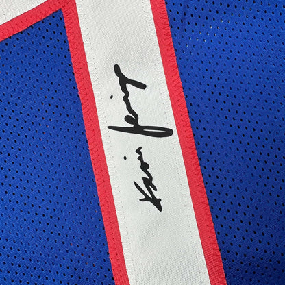 Framed Facsimile Autographed Kevin Jennings 35x39 SMU Blue Reprint Laser Auto College Football Jersey