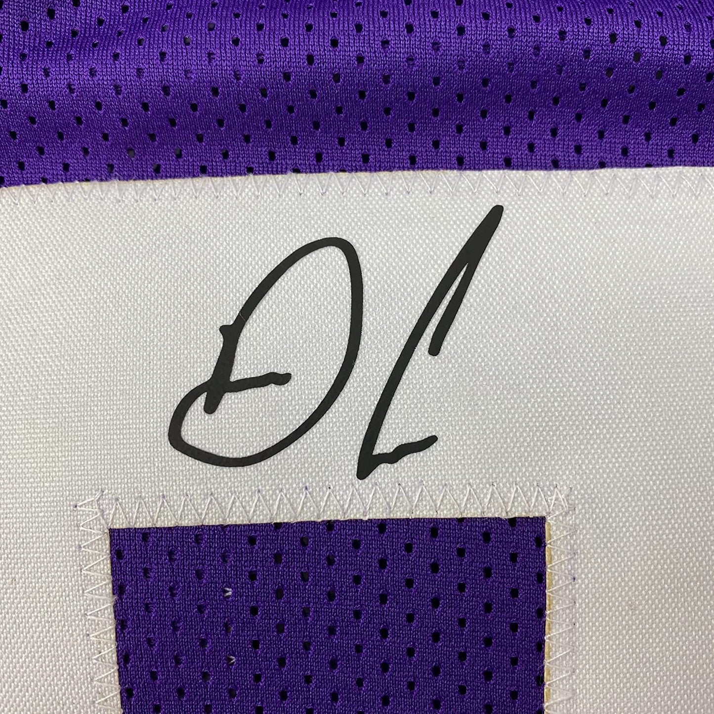 Framed Facsimile Autographed Dalvin Cook 35x39 Minnesota Purple Reprint Laser Auto Football Jersey