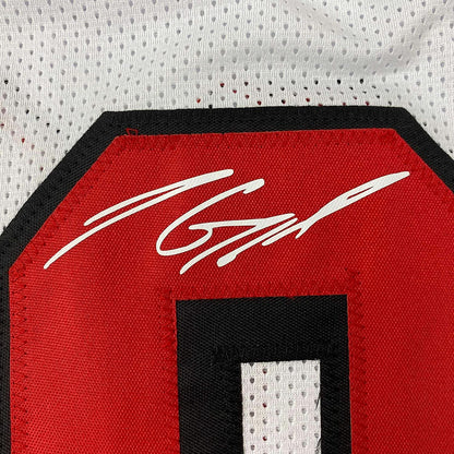 Framed Facsimile Autographed Jimmy Garoppolo 35x39 San Francisco White Alternate Reprint Laser Auto Football Jersey