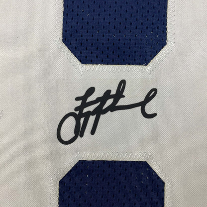 Framed Facsimile Autographed Troy Aikman 35x39 Dallas Thanksgiving Day Reprint Laser Auto Football Jersey Size Men's XL