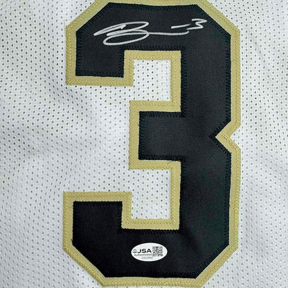 Framed Autographed/Signed Braden Smith 35x39 Purdue White College Basketball Jersey JSA COA