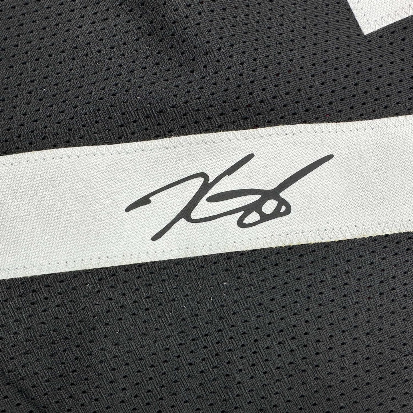 Framed Facsimile Autographed Kevin Durant 35x39 Houston Black Reprint Laser Auto Basketball Jersey