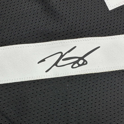 Framed Facsimile Autographed Kevin Durant 35x39 Houston Black Reprint Laser Auto Basketball Jersey