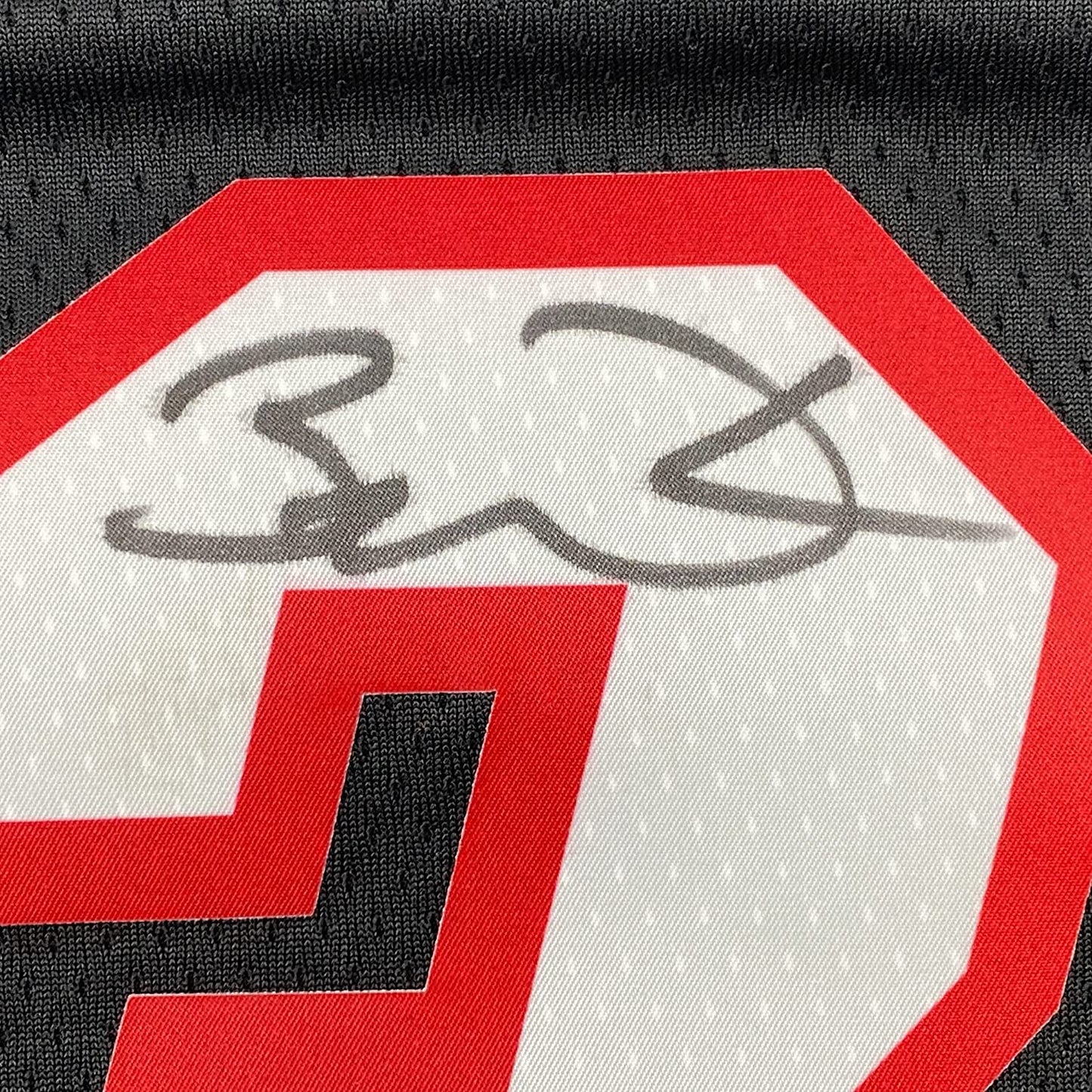 Framed Autographed/Signed Dwyane Wade 35x39 Miami Heat Black Authentic Basketball Jersey Fanatics COA