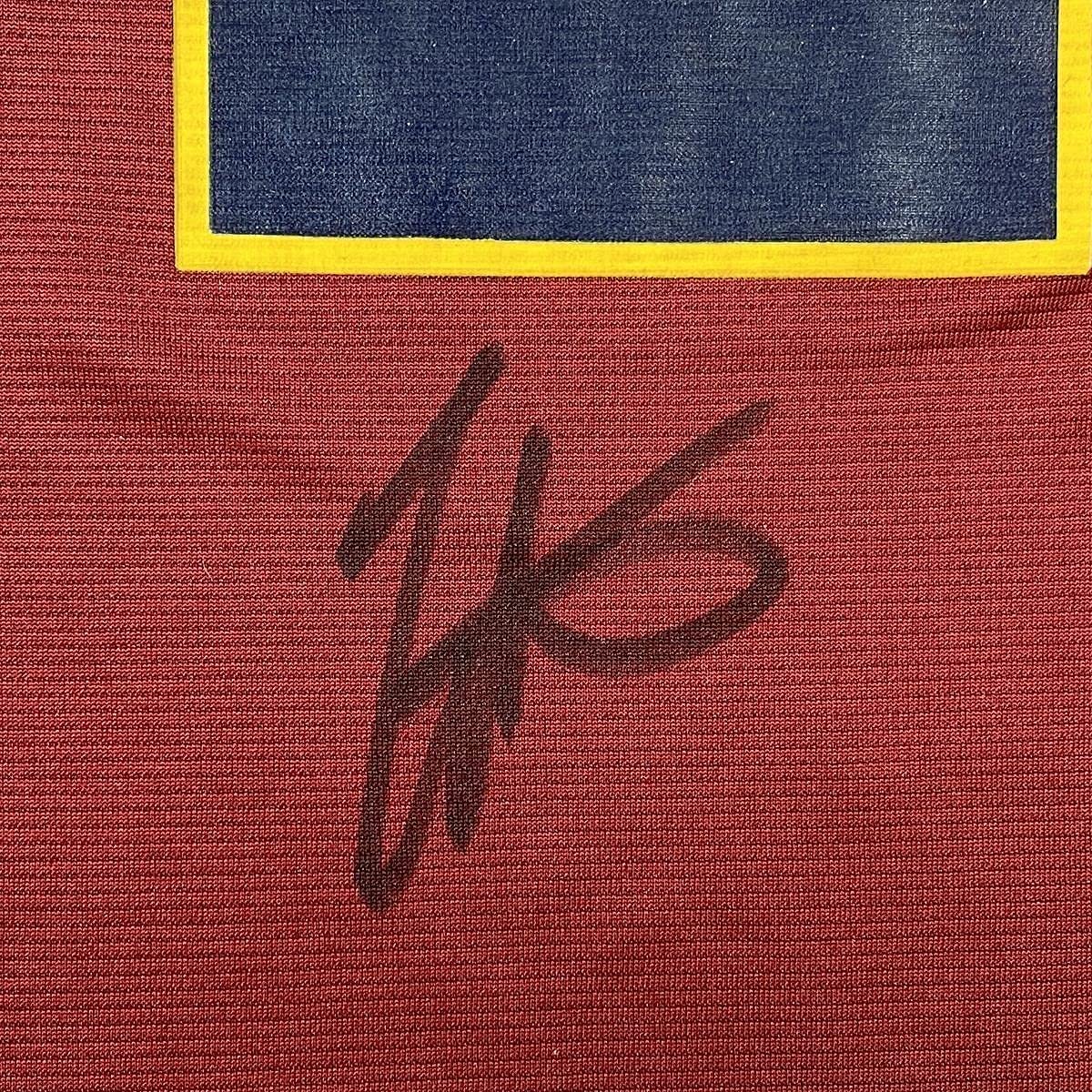 Framed Autographed/Signed Collin Sexton 33x42 Cleveland Cavaliers Red Basketball Jersey Fanatics COA