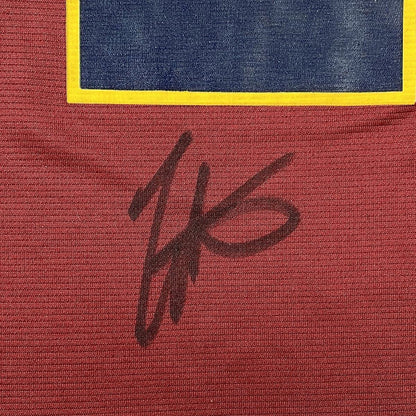 Framed Autographed/Signed Collin Sexton 33x42 Cleveland Cavaliers Red Basketball Jersey Fanatics COA