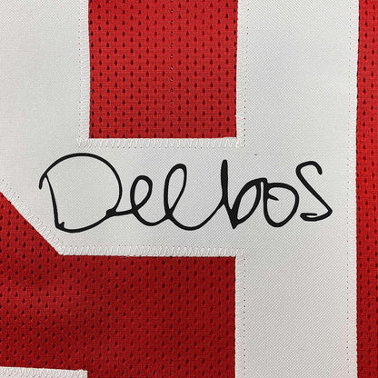 Framed Facsimile Autographed Deebo Samuel 35x39 San Francisco Red Reprint Laser Auto Football Jersey
