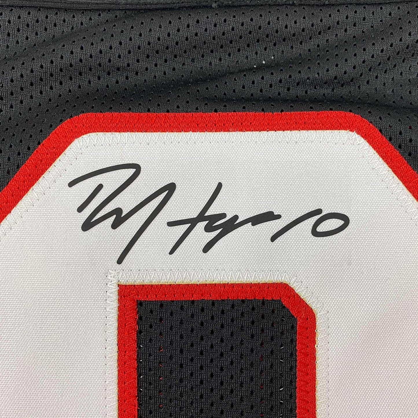 Framed Facsimile Autographed DeAndre Hopkins 35x39 Arizona Black Reprint Laser Auto Football Jersey