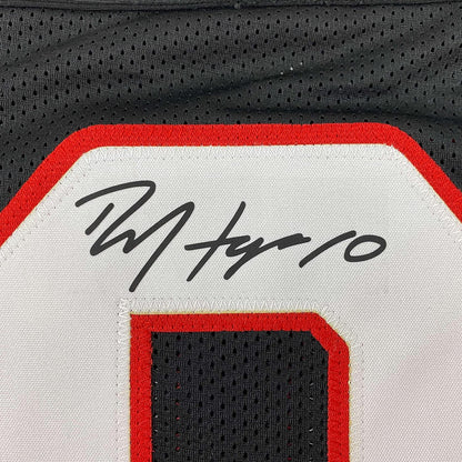 Framed Facsimile Autographed DeAndre Hopkins 35x39 Arizona Black Reprint Laser Auto Football Jersey