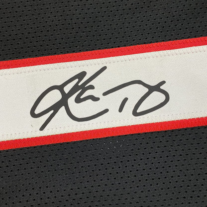 Framed Facsimile Autographed Kyler Murray 35x39 Arizona Black Reprint Laser Auto Football Jersey