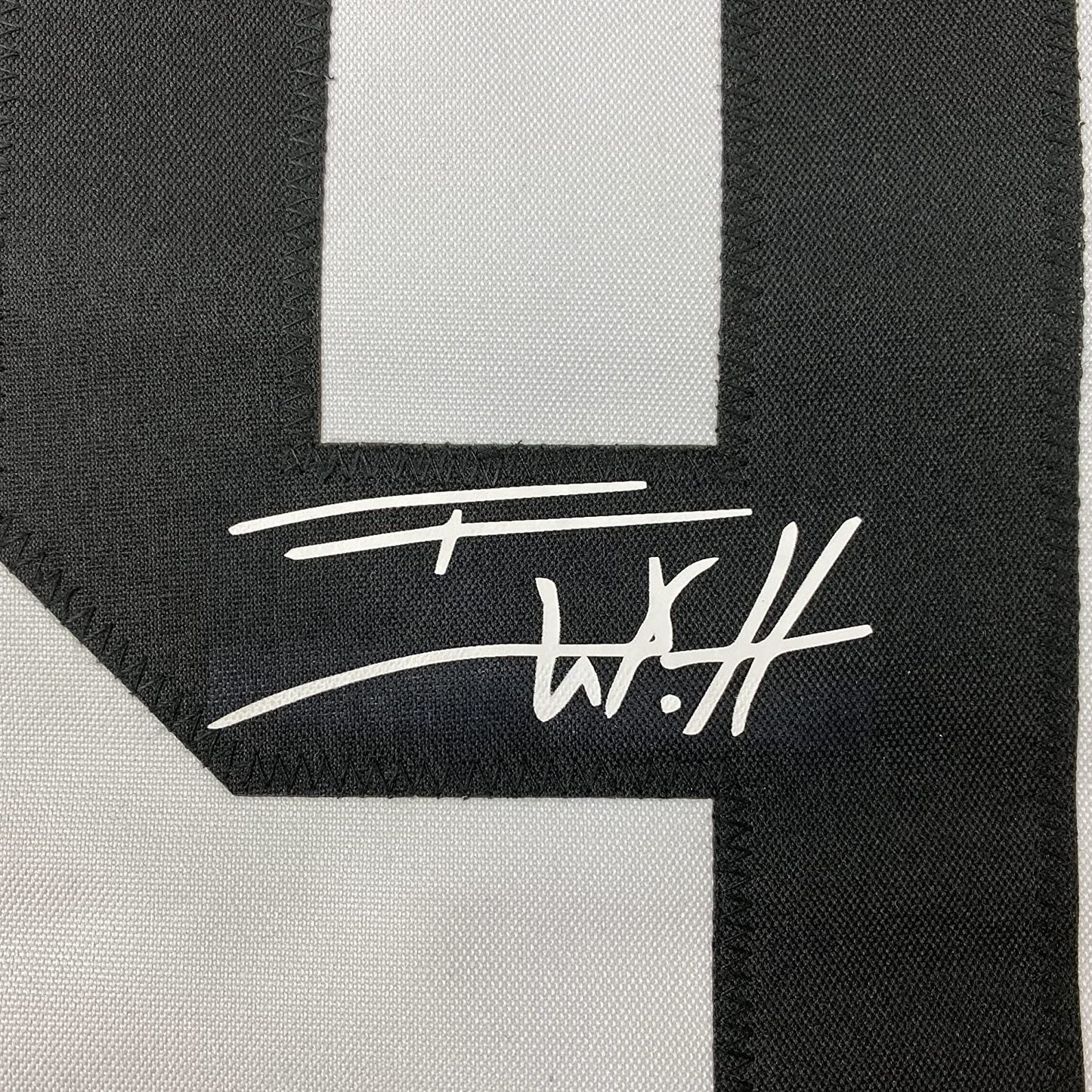 Framed Facsimile Autographed T.J. TJ Watt 35x39 Pittsburgh Bumble Bee Reprint Laser Auto Football Jersey
