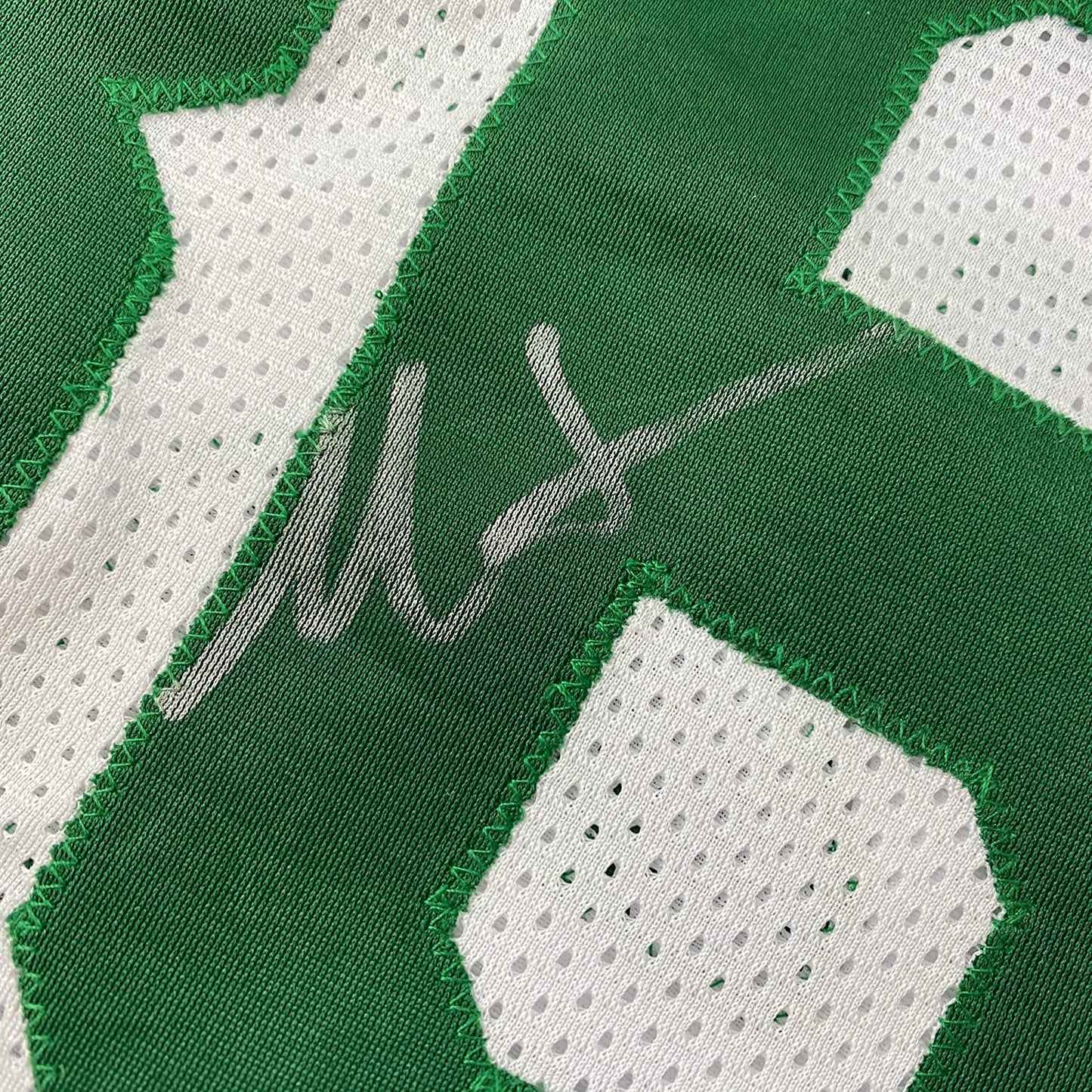 Framed Autographed/Signed Marcus Smart 35x39 Boston White Basketball Jersey Beckett BAS COA
