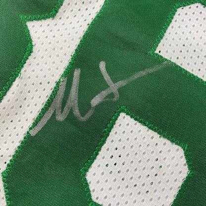Framed Autographed/Signed Marcus Smart 35x39 Boston White Basketball Jersey Beckett BAS COA