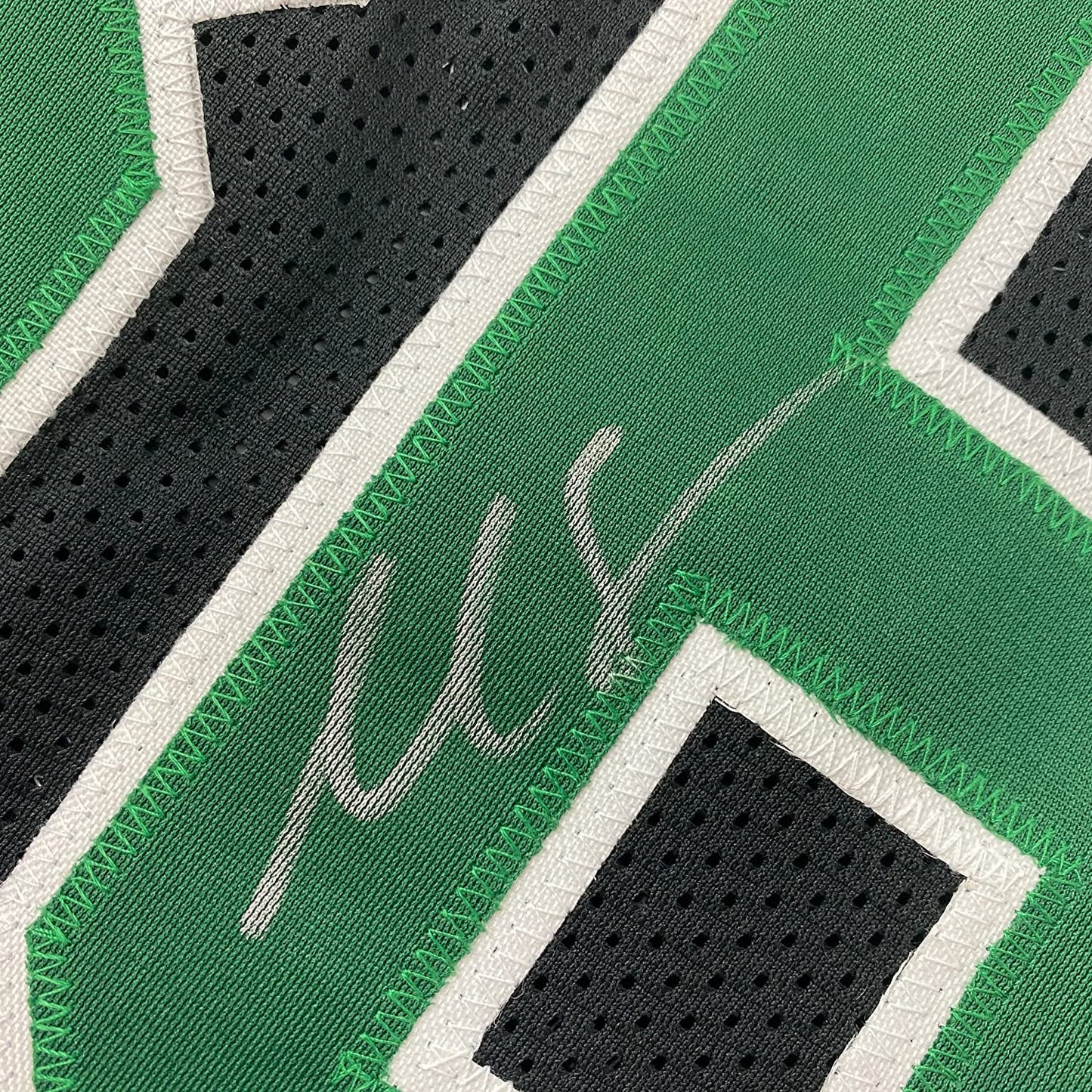 Framed Autographed/Signed Marcus Smart 35x39 Boston Black Basketball Jersey Beckett BAS COA