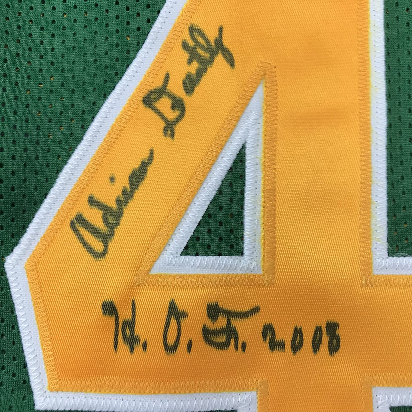 Autographed/Signed Adrian Dantley"HOF 2008" Utah Green Basketball Jersey JSA COA