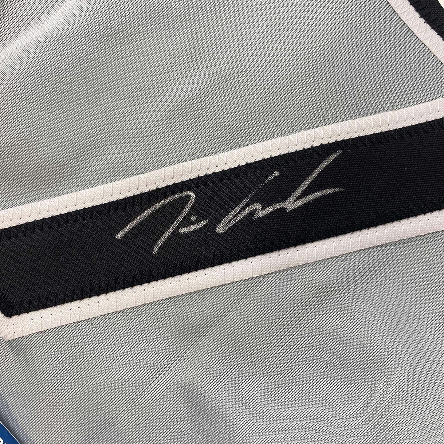 Framed Autographed/Signed Tim Anderson 35x39 Chicago Grey Baseball Jersey Beckett BAS COA