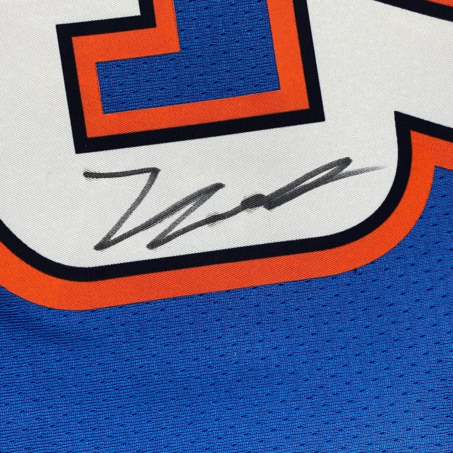 Framed Autographed/Signed Josh Giddey 35x39 Oklahoma City Thunder Blue Authentic Basketball Jersey PSA/DNA COA